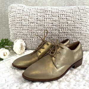 Madewell The Frances Oxford Shoe (Metallic) 6